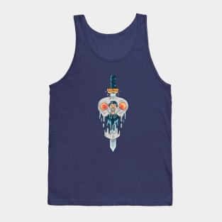 Stabbed of skull Tank Top